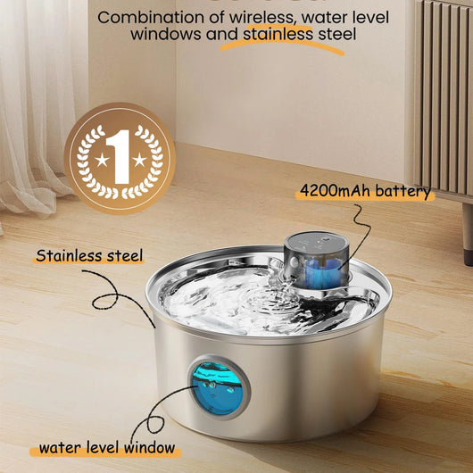 HydroPaws™ – The Wireless Smart Dog Fountain