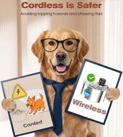 HydroPaws™ – The Wireless Smart Dog Fountain